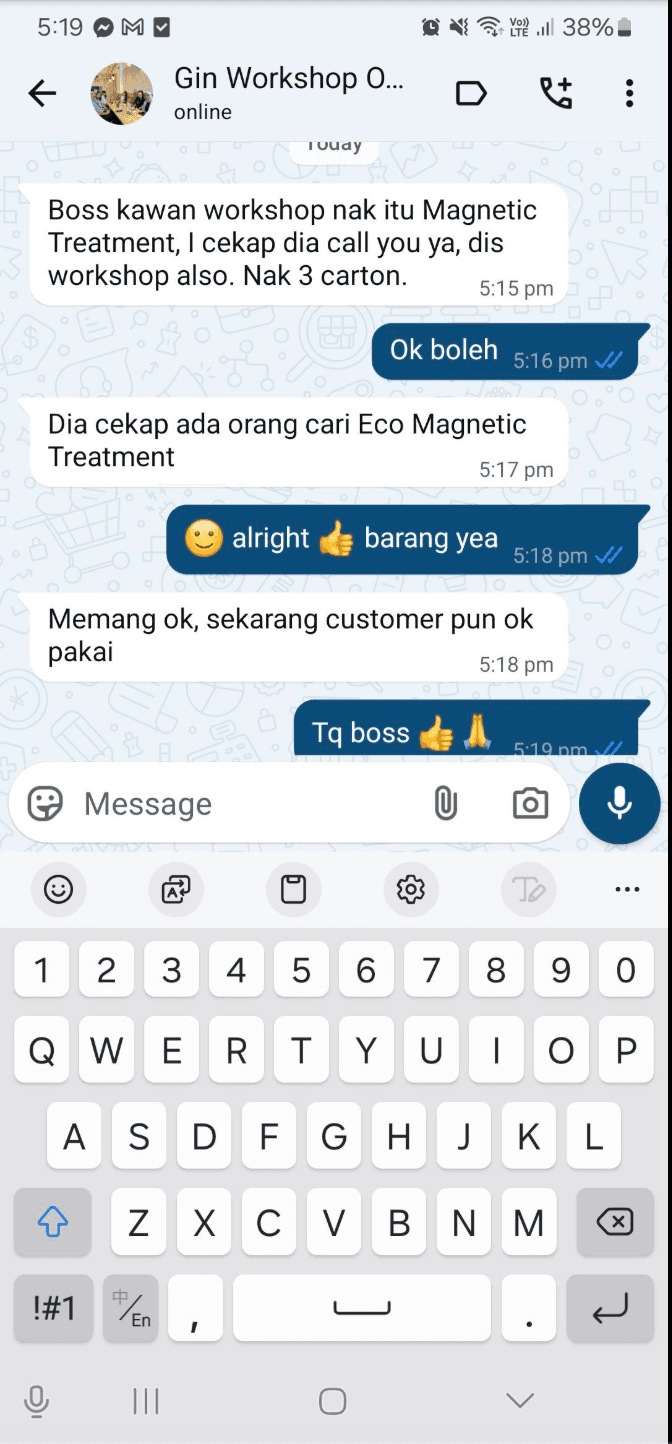 Customer photo
